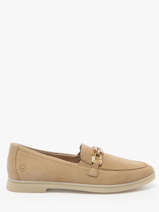 Mocassins Uit Leder Remonte Beige accessoires 62