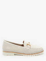 Mocassins Uit Leder Tamaris Wit accessoires 44