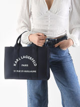 Heuptasje Rsg Katoen Karl lagerfeld Blauw rsg A1W50010-vue-porte