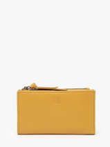 Portefeuille Leder Biba Geel wallet 12138