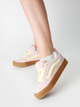 Sneakers Knu Skool Uit Leder Vans Bruin accessoires D6ZO3N-vue-porte