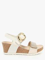 Sandalen Leandre Uit Leder Mephisto Goud accessoires P5146894