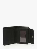 Portemonnee Met Kaarthouder Miniprix Zwart grained 78COK865-vue-porte