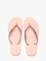 Teenslippers Slim Glitter Ii Havaianas Roze accessoires 4146975F