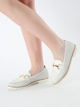 Mocassins Uit Leder Tamaris Wit accessoires 44-vue-porte