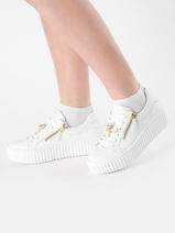 Sneakers Uit Leder Gabor Wit accessoires 21-vue-porte