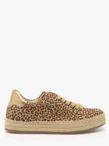 Sneakers Uit Leder Gabor Bruin accessoires 32