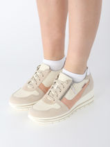 Sneakers Abby Uit Leder Mephisto Veelkleurig accessoires P5146578-vue-porte