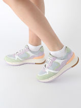 Sneakers Angie Uit Leder Mephisto Veelkleurig accessoires P5147162-vue-porte
