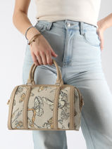 Handtas Butterfly Katoen Miniprix Beige butterfly 32871-vue-porte