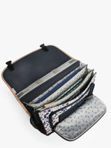 Boekentas Kind 3 Compartimenten Cameleon Blauw actual CA41-vue-porte