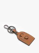 Sleutelhanger Caviar Leder Milano Zwart caviar CA23119-vue-porte