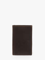 Compacte Portefeuille Oil Leder Etrier Bruin oil EOIL027