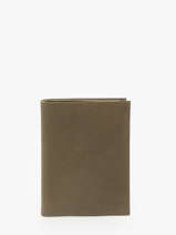 Portefeuille Oil Leder Etrier Groen oil EOIL247
