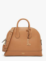 Handtassen Belleville Leder Lancel Bruin belleville A13736