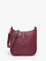 Cross Body Tas Caviar Leder Milano Violet caviar CA25067
