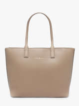 Schoudertas Th Logotape Polyurethaan Tommy hilfiger Bruin th logotape AW17449