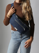 Belt Bag Orsel Gerecycleerd Katoen Rivedroite Blauw timeless ORSELTIM-vue-porte