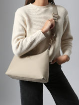 Cross Body Tas Popette Nylon Tommy hilfiger Beige popette AW17937-vue-porte