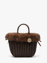 Handtas Doudou Le voyage en panier Bruin doudou S
