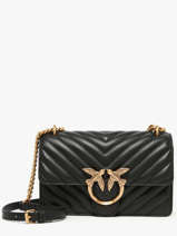 Cross Body Tas Love Bag Quilt Leder Pinko Zwart love bag quilt A0GK