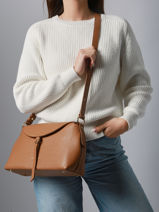 Schoudertas Dune Gaia Leder Lancaster Bruin dune gaia 104-vue-porte