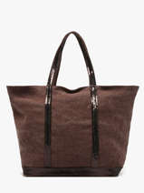 Schoudertas Met Rits L Le Cabas Linnen Vanessa bruno Bruin cabas lin 31V40409