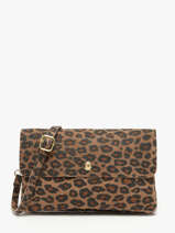 Cross Body Tas Velvet Leopardo Milano Bruin velvet leopardo VL23067