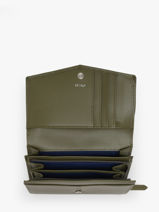 Portefeuille Charlotte Leder Le tanneur Groen charlotte TOTT3301-vue-porte