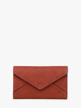 Portefeuille Nubuck Leder Yves renard Oranje nubuck 26683