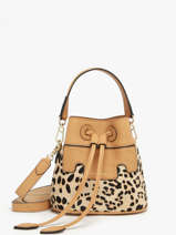 Cross Body Tas Capucine Xs Luipaard Leder Paul marius Bruin leopard CAPUXLEO