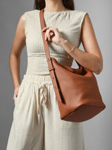 Schoudertas Rugzak M Cavalier Leder Etrier Bruin cavalier ECLR126M-vue-porte