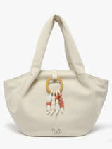 Schoudertas Woomen Beige camomille pearl WCAE07