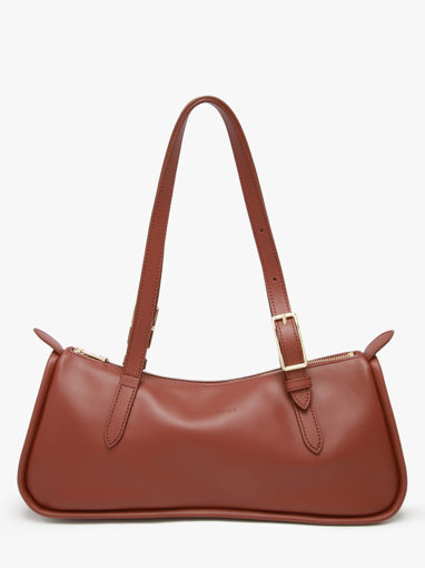 Longchamp Looong Schoudertas Bruin