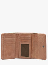 Portefeuille Leder Biba Beige wallet TOT1L-vue-porte