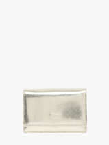 Portefeuille Caviar Leder Crinkles Goud caviar 14049