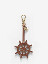 Bag Charm Wheel Leder Lauren ralph lauren Bruin dryden 32P09308