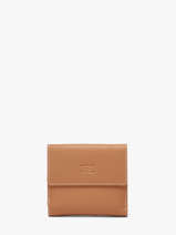 Portemonnee Caviar Leder Crinkles Bruin caviar 14068