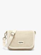 Cross Body Tas Tressage Katoen Hindbag Beige tressage TS