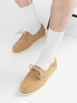 Bootschoenen Uit Leder Sebago Beige men 7111PTW-vue-porte