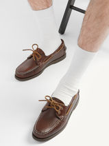 Bootschoenen Uit Leder Sebago Bruin men 70000G0-vue-porte