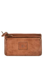Portefeuille Heritage Leder Biba Bruin heritage KA4