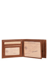 Portefeuille Arthur Leder Arthur & aston Bruin johany 499-vue-porte