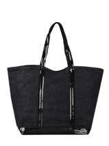 Handtas L Le Cabas Linnen Pailletten Vanessa bruno Zwart cabas lin 31V40315