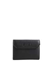 Portefeuille Original N 2 Compartimenten Leder Nathan baume Zwart original n 413N