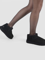 Boots Classic Ultra Mini Uit Leder Ugg accessoires - 01116109-vue-porte