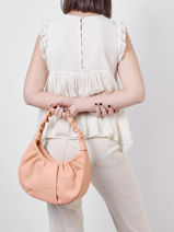 Schoudertas Soft Chou Chou Leder Lancaster Roze soft chouchou 14-vue-porte