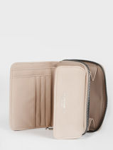 Portemonnee Classic Miniprix Beige grained H6012-vue-porte