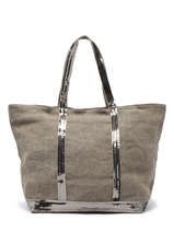 Schoudertas Met Rits L Le Cabas Linnen Vanessa bruno Beige cabas lin 31V40409