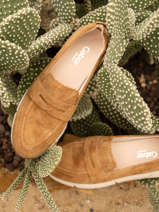 Mocassins Uit Leder Gabor Bruin accessoires 35